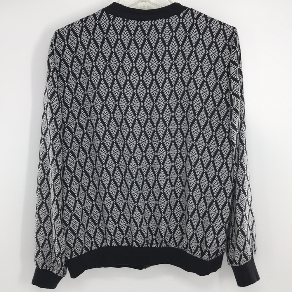 SimplyStyled Jacket Large Black/White Front Zip - Picture 5 of 13